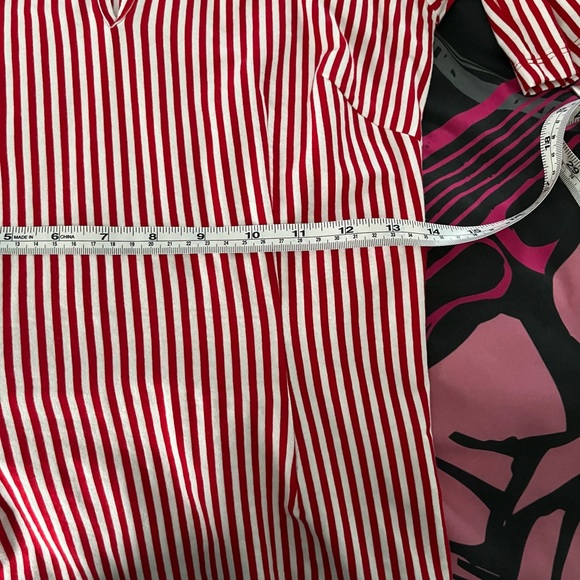 Tatyana All Aboard RED stripe blouse S small - Picture 6 of 8